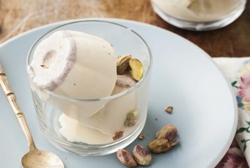 Domowe lody pistacjowe