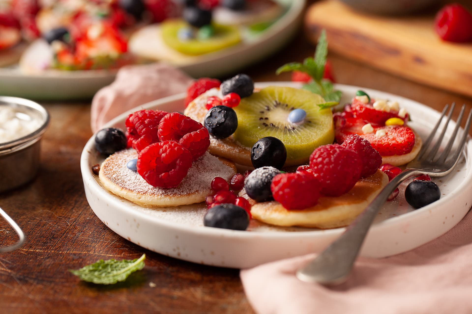 Krok po kroku: Mini pancakes z owocami