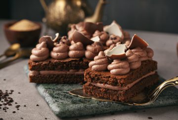 Mini-Brownie z musem czekoladowym